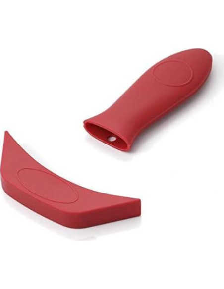 Cubierta de Mango de Silicona Trumoter - Rojo, 13.97 cm Cubierta de Mango de Silicona Trumoter - Rojo, 13.97 cm