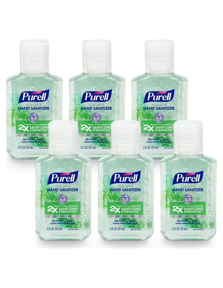 Gel Desinfectante de Manos Avanzado PURELL 6x2 oz Suave Gel Desinfectante de Manos Avanzado PURELL 6x2 oz Suave