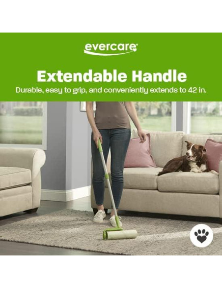 Recarga Rodillo Quitapelusas Evercare 60 Hojas Extra Pegajosas Recarga Rodillo Quitapelusas Evercare 60 Hojas Extra Pegajosas