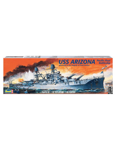 Kit de Modelo Acorazado USS Arizona Revell 1:24 Detalles Finos