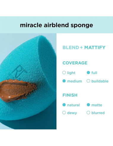 Esponja de Maquillaje Miracle Airblend Real Techniques - Mate