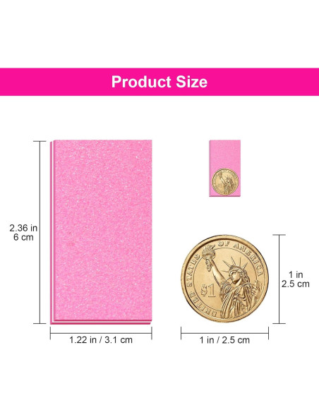 Bloque de Lima de Uñas Diesisa Rosa 100/180 Grano 30 Unidades Bloque de Lima de Uñas Diesisa Rosa 100/180 Grano 30 Unidades