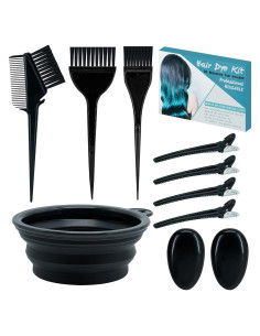 Kit de decoloración de cabello Xarchy 10 piezas con brochas y tazón