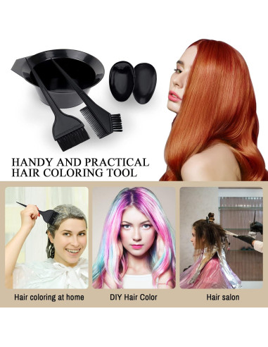 Juego de brochas y tazón para tinte 1st Choice - 2 brochas