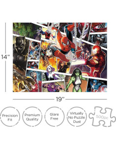 Rompecabezas AQUARIUS Marvel 500 Piezas 35.5x48.3 cm 2