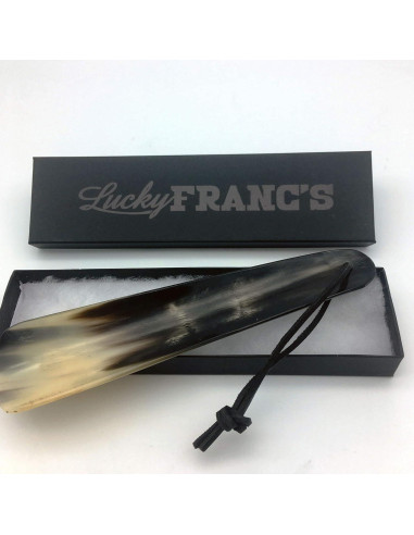 Lucky Franc's Cuerno de Zapato Real para Hombre 18.4 cm