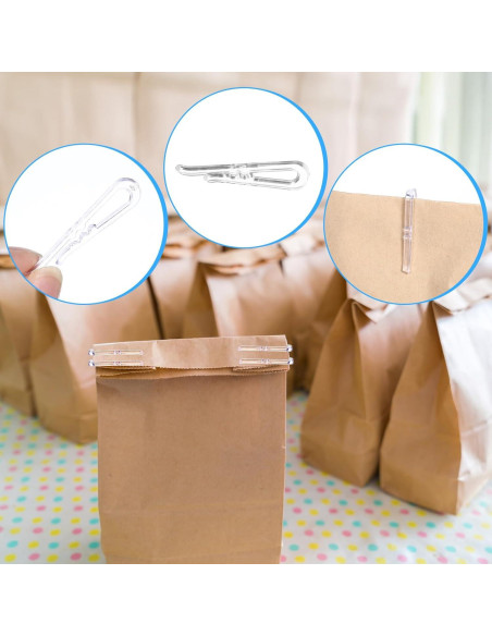 300 Clips de Cocodrilo Transparentes Bruislard para Ropa 300 Clips de Cocodrilo Transparentes Bruislard para Ropa