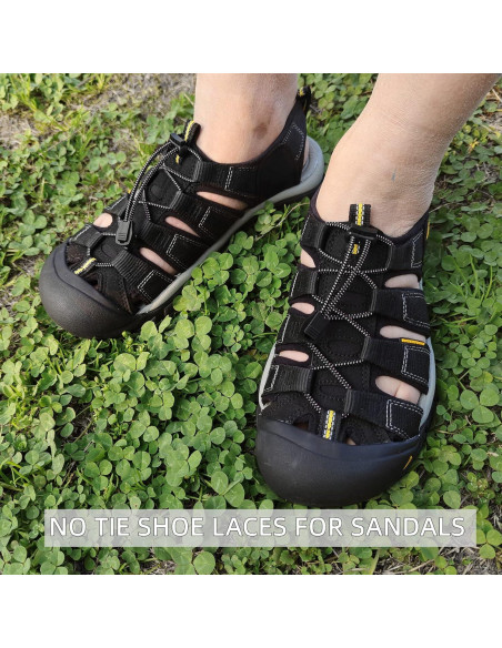 Cintas Elásticas Sin Nudos NDTEZUGT 2 Pares para Sandalias Cintas Elásticas Sin Nudos NDTEZUGT 2 Pares para Sandalias