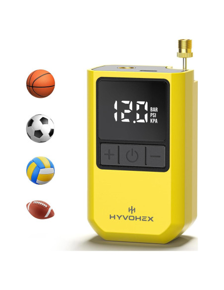 Bomba Eléctrica Portátil HYVOHEX P100 para Pelotas Deportivas Bomba Eléctrica Portátil HYVOHEX P100 para Pelotas Deportivas