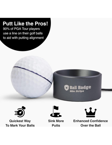 Kit de Marcador de Pelota de Golf HODL 21 Aim Stripe 360