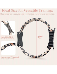 Anillo de Pilates Activery 30.48 cm Estampado Leopardo 2