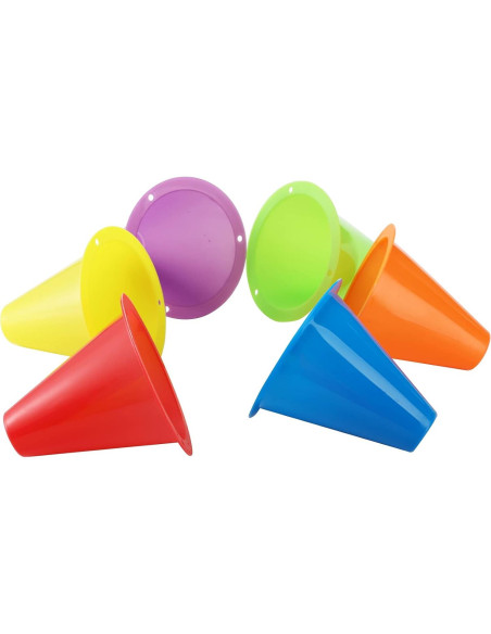 Conos Mini Deportivos Bekith 120 Piezas 7.62 cm Colores Variados Conos Mini Deportivos Bekith 120 Piezas 7.62 cm Colores Variados