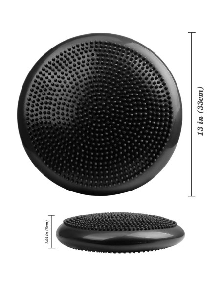 Cojín de Inestabilidad JBM 33cm con Bomba - Soporta 349kg Cojín de Inestabilidad JBM 33cm con Bomba - Soporta 349kg