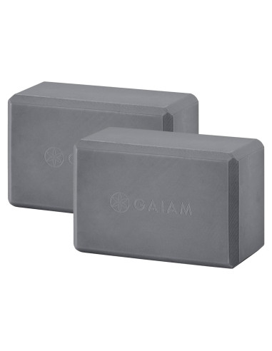 Bloques de Yoga Gaiam - Espuma EVA Antideslizante - 2 Unidades