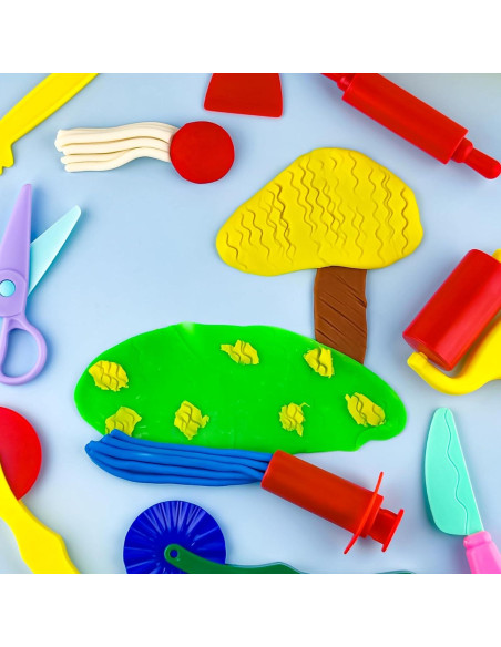 Juego de Herramientas de Masa Oun Nana 10 PCS para Niños Juego de Herramientas de Masa Oun Nana 10 PCS para Niños