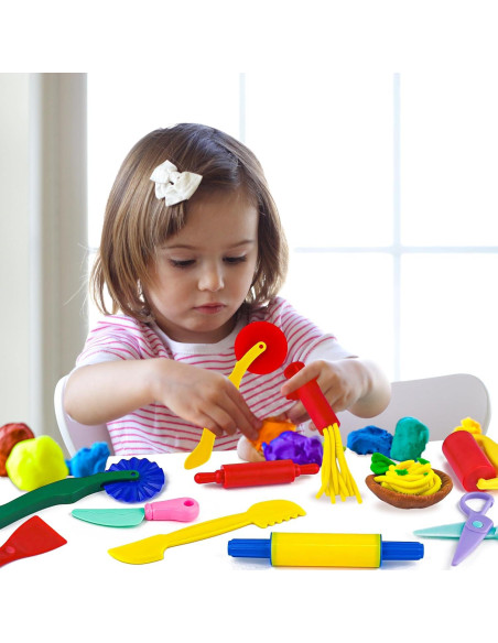 Juego de Herramientas de Masa Oun Nana 10 PCS para Niños Juego de Herramientas de Masa Oun Nana 10 PCS para Niños