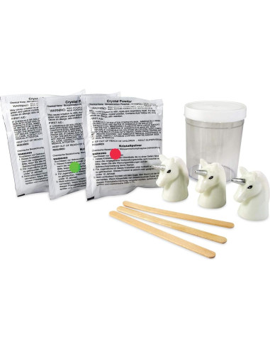 Kits de Crecimiento de Cristales MindWare Unicornios 3 Moldes
