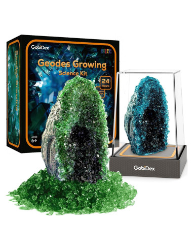 Kit de Crecimiento de Cristales GobiDex para Niños 8-12 Años