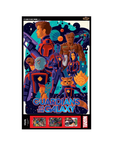 Rompecabezas 500 piezas Marvel Buffalo Games Guardianes de la Galaxia