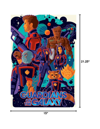 Rompecabezas 500 piezas Marvel Buffalo Games Guardianes de la Galaxia
