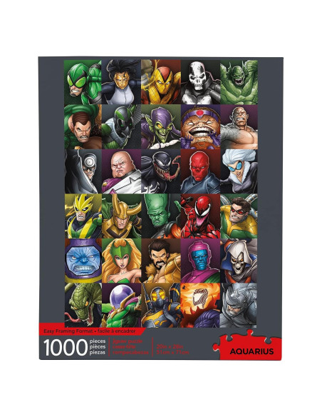 Rompecabezas 1000 Piezas Marvel Supervillanos Aquarius 50.8x71.1cm Rompecabezas 1000 Piezas Marvel Supervillanos Aquarius 50.8x71.1cm