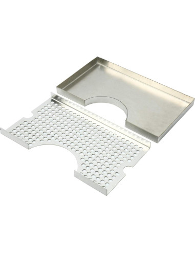 Bandeja de Goteo Acero Inoxidable DasMarine 30.48x17.78 cm