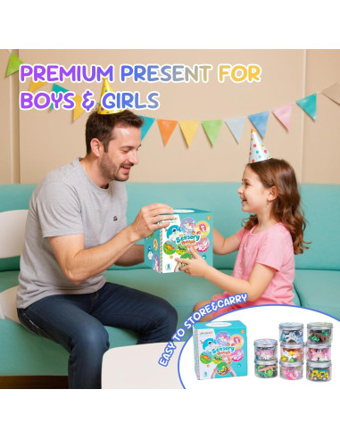 Kit de Plastilina Sensorial 8 Tarros JOY SPOT! No Tóxica