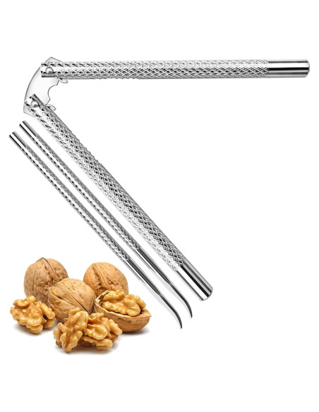 Juego de Cascanueces Artcome Acero Inoxidable 3 Piezas Juego de Cascanueces Artcome Acero Inoxidable 3 Piezas