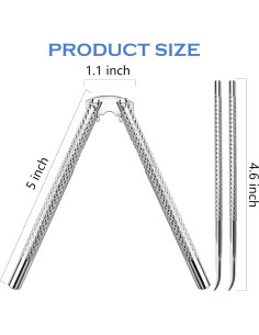 Juego de Cascanueces Artcome Acero Inoxidable 3 Piezas 2