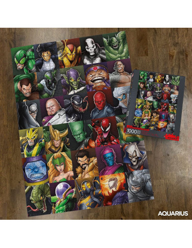 Rompecabezas 1000 Piezas Marvel Supervillanos Aquarius 50.8x71.1cm