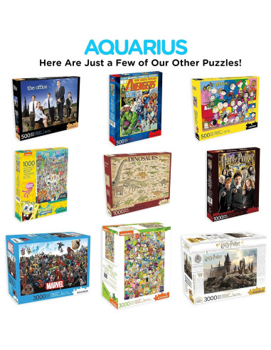 Rompecabezas 1000 Piezas Marvel Supervillanos Aquarius 50.8x71.1cm