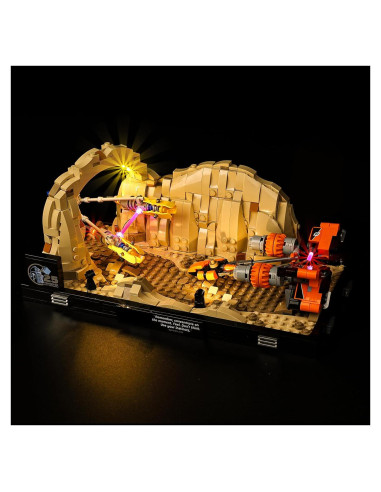 Kit de Luz LED Kyglaring para Lego 75380 Star Wars Podrace