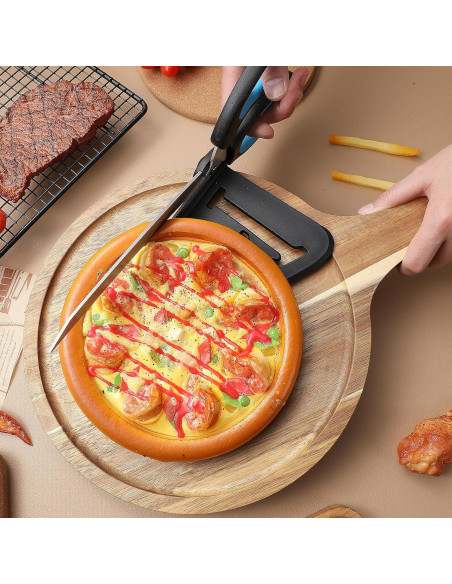 Cortador de Pizza Luxshiny Acero Inoxidable Desmontable 32.9cm Cortador de Pizza Luxshiny Acero Inoxidable Desmontable 32.9cm