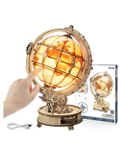 Rompecabezas 3D de Madera ROKR ST003 con Luz LED