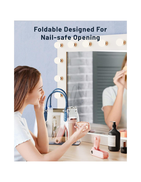 Ventilador Mini Portátil SWEETFULL S16 Rosa Plegable USB Recargable Ventilador Mini Portátil SWEETFULL S16 Rosa Plegable USB Recargable
