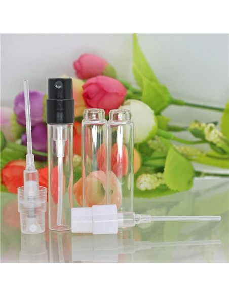 Mini Botellas de Perfume Reutilizables ZbFwmx 2.5ml - 50 Piezas Mini Botellas de Perfume Reutilizables ZbFwmx 2.5ml - 50 Piezas