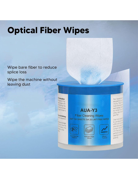 Toallitas de Limpieza de Fibra Óptica Yosoo - 180 Piezas Toallitas de Limpieza de Fibra Óptica Yosoo - 180 Piezas