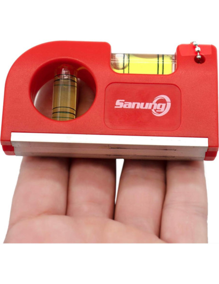 Mini Niveles de Burbuja Magnéticos Sanung - 2 Piezas con Bolsa Mini Niveles de Burbuja Magnéticos Sanung - 2 Piezas con Bolsa
