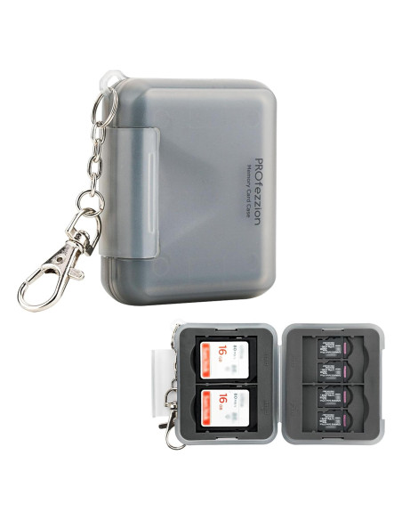 Funda para Tarjetas SD PROfezzion Resistente al Agua 12 Ranuras Funda para Tarjetas SD PROfezzion Resistente al Agua 12 Ranuras