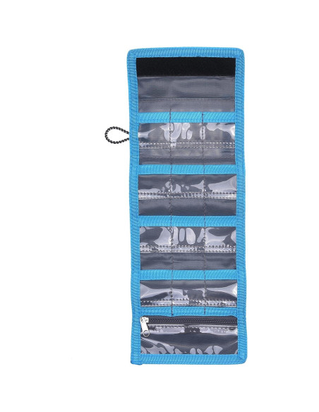 Billetera Plegable para 15 Tarjetas SD CamKix - Negro/Azul Billetera Plegable para 15 Tarjetas SD CamKix - Negro/Azul