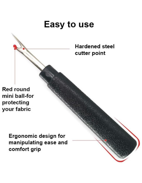 Desgarradores de Costura Aipker 2PCS Ergonómicos 8.89 y 12.7 cm Desgarradores de Costura Aipker 2PCS Ergonómicos 8.89 y 12.7 cm