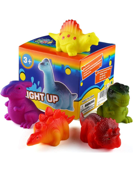 Set de 6 Juguetes de Baño Flotantes Dinosaurio MAPIXO Set de 6 Juguetes de Baño Flotantes Dinosaurio MAPIXO