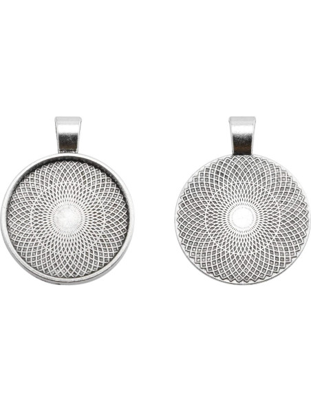 25 Bandejas Redondas Bezel Plata Antigua 25mm Lind Kitchen 25 Bandejas Redondas Bezel Plata Antigua 25mm Lind Kitchen