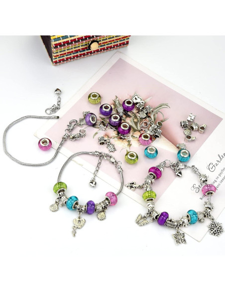 Kit de Pulseras de Cadena Tiggell 5 Piezas Acero Inoxidable Kit de Pulseras de Cadena Tiggell 5 Piezas Acero Inoxidable