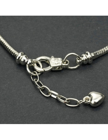Kit de Pulseras de Cadena Tiggell 5 Piezas Acero Inoxidable