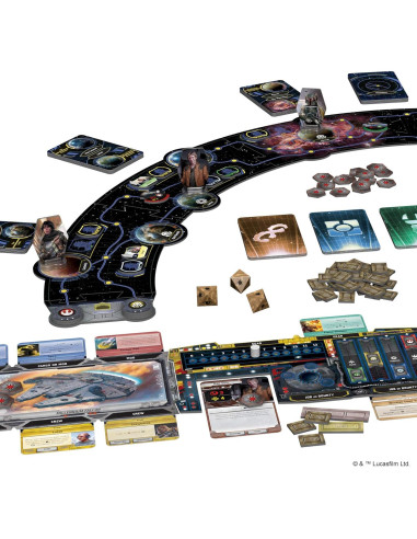 Juego de Mesa Star Wars: Borde Exterior para 2-4 Jugadores