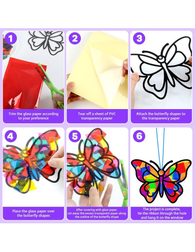 Kit de Manualidades DIY Mariposa Lonfliness - 32 Piezas