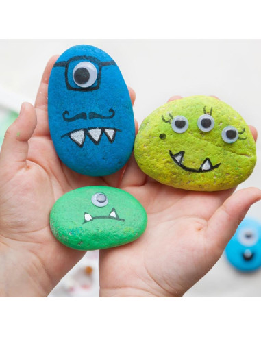Piedras para Pintar YISZM 10PCS 7.6-10.2 cm Manualidades