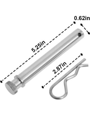 Pin de Enganche de Acero Inoxidable Swess para Remolque 2" y 2.5" - Paquete de 3