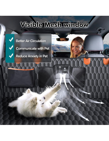 Extensor de Asiento Trasero para Perros Chumajor - Soporta 181kg, Funda Impermeable y Antideslizante